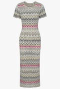Missoni Zigzag Knit Midi Dress