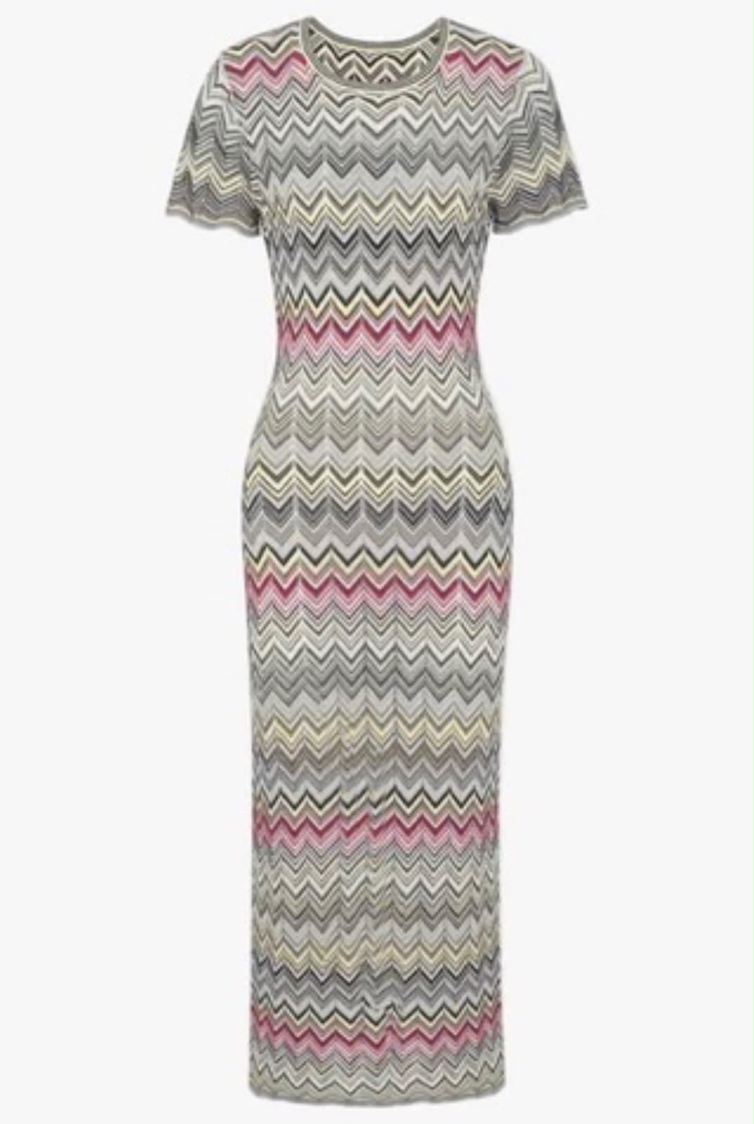 Missoni Zigzag Knit Midi Dress