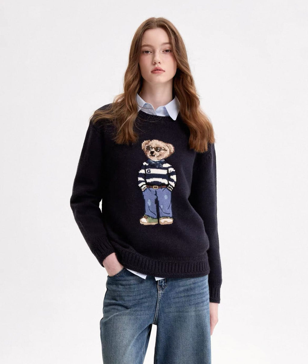 Polo Ralph Lauren Polo Bear Cotton-Blend Knit Sweater