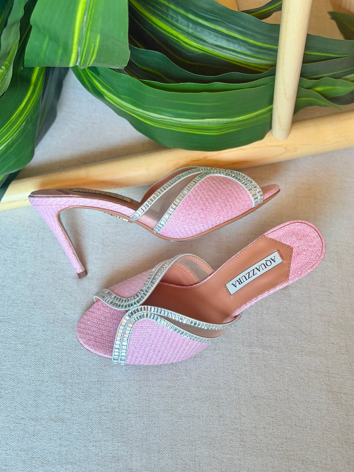 Aquazzura Wild Aurora 75 Mules