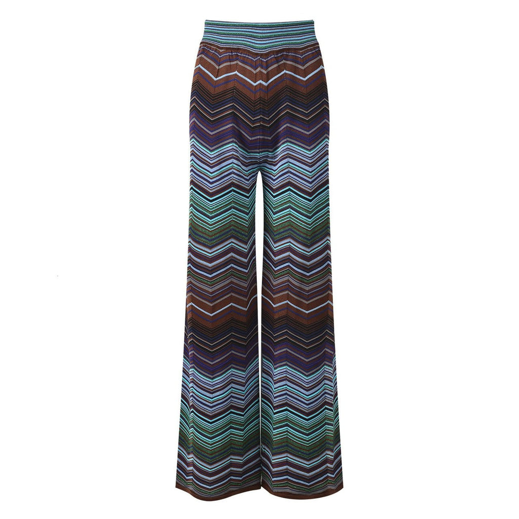 Missoni Multicolor Chevron/Zigzag Knit