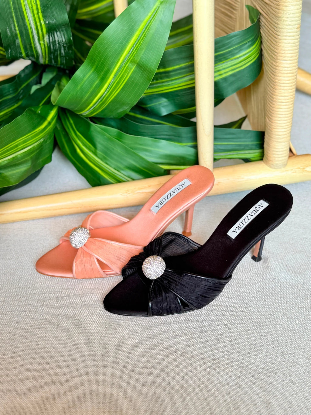 Aquazzura Embellished Mystery Mules 85