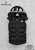 MONCLER Bold Hood Logo Puffer Vest