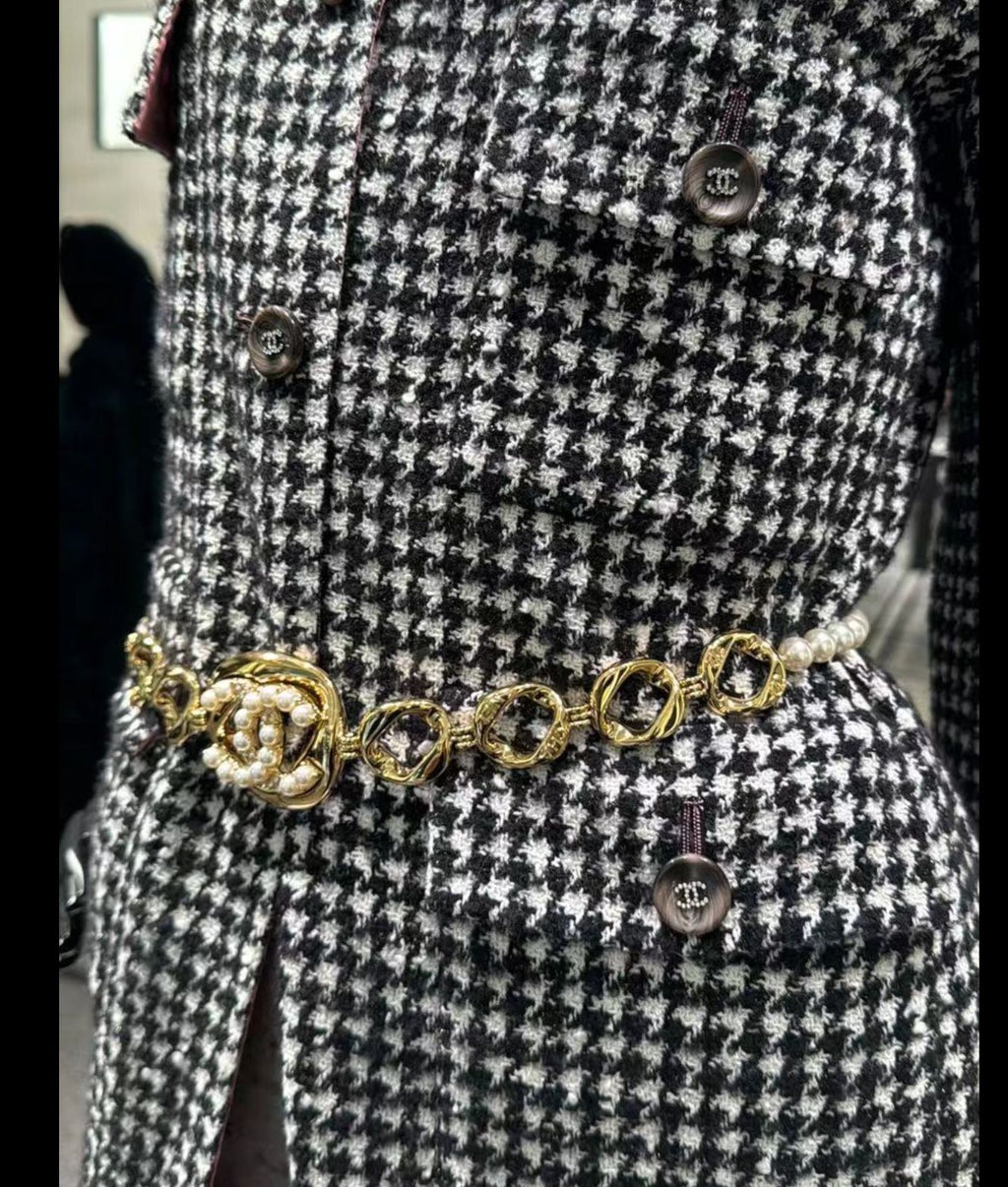 Chanel Pearl Chain Belt