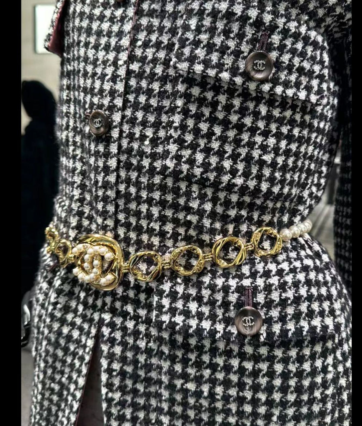 Chanel Pearl Chain Belt