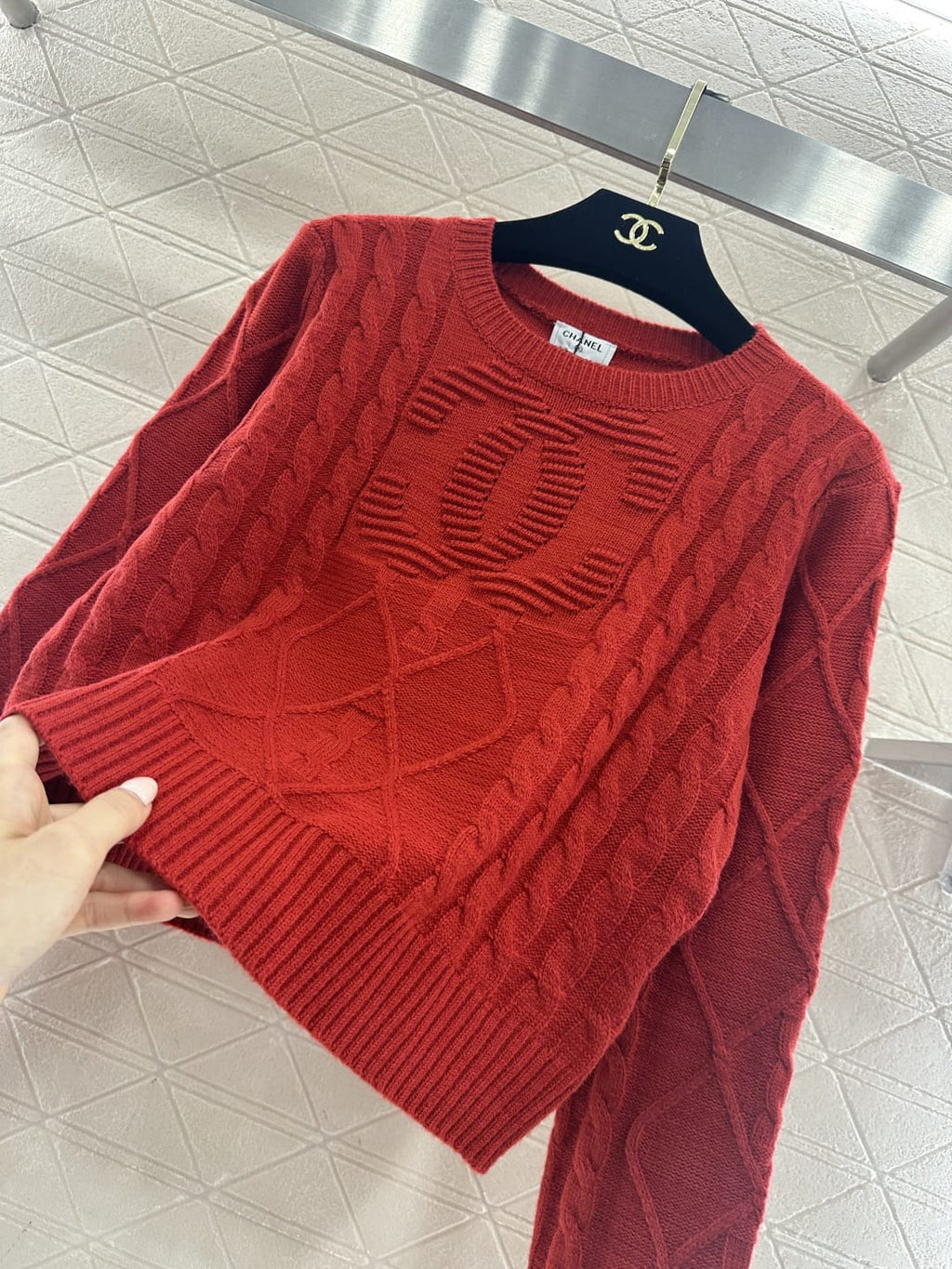 Chanel Cable Knit Sweater