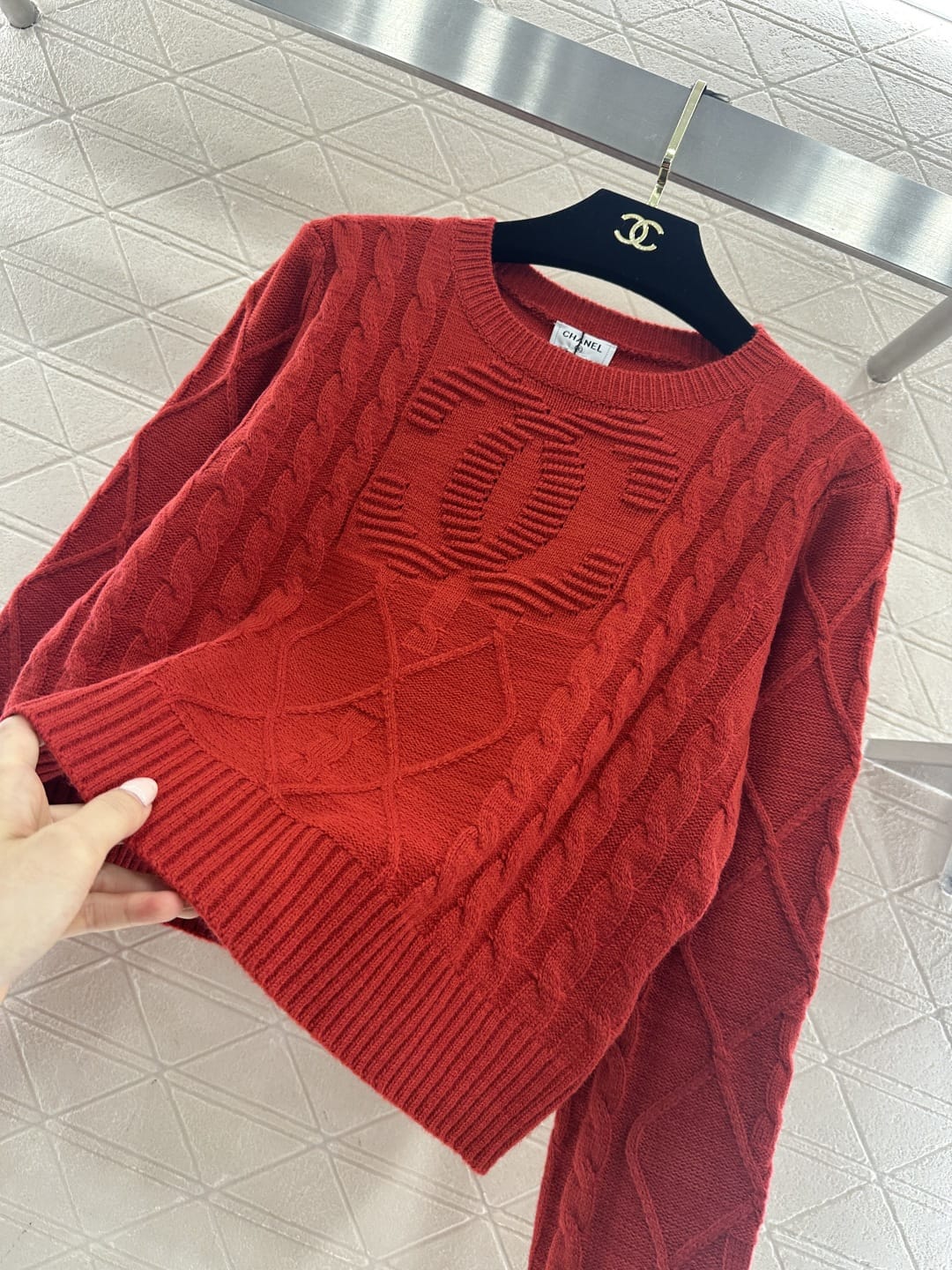 Chanel Cable Knit Sweater