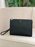 Montblanc Grained Horizontal Pocket Wrist Clutch