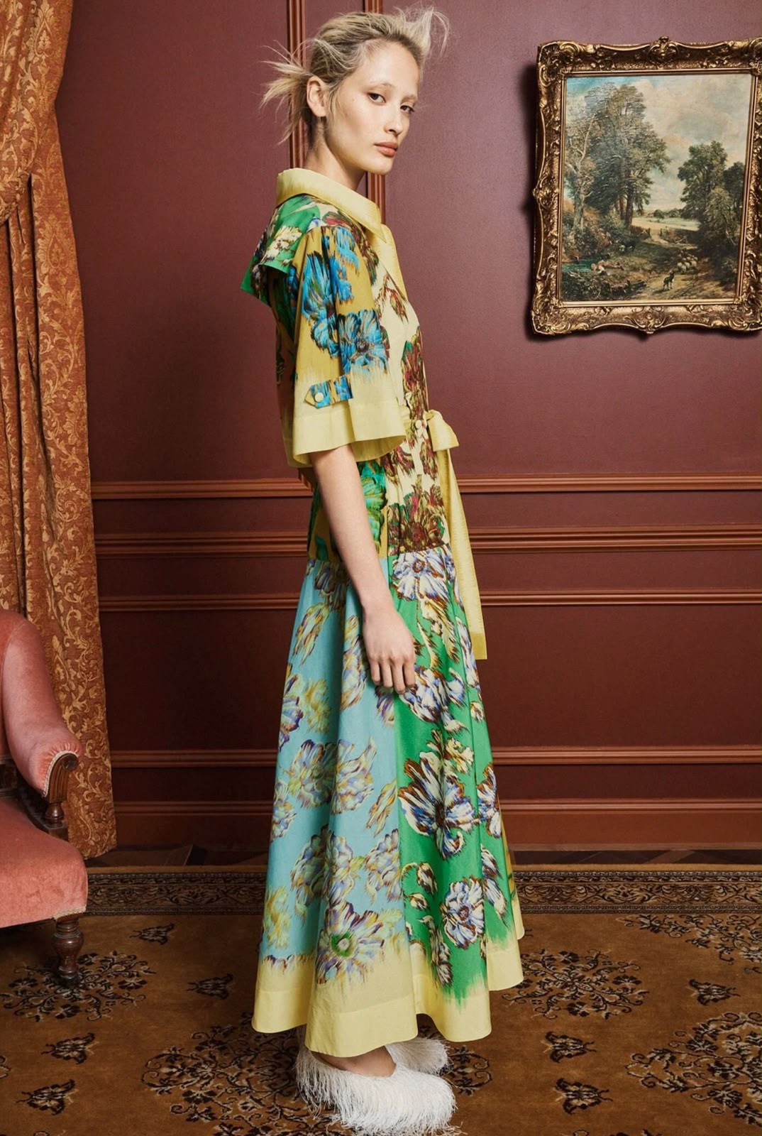 Alémais Multi-Color Floral Patchwork