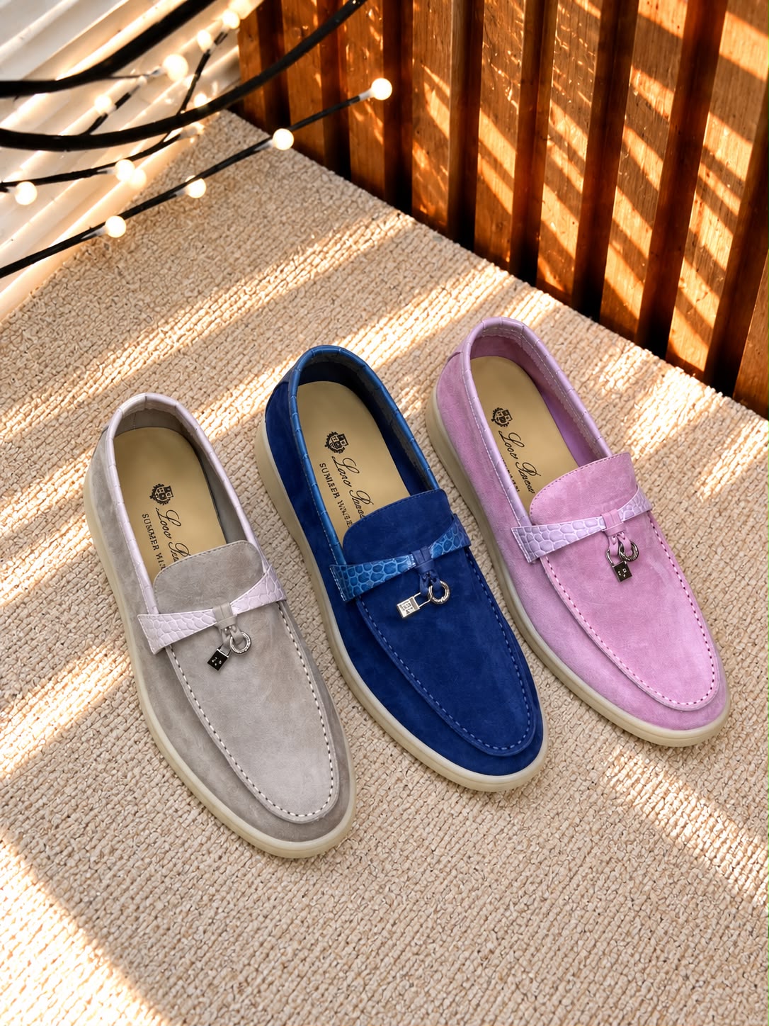 Loro Piana Alligator Skin Charms Walk Loafer – Suede