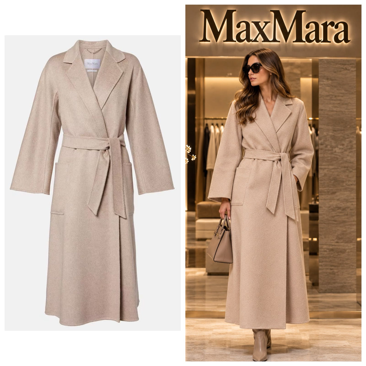 Max Mara Classic Belted Wool Coat