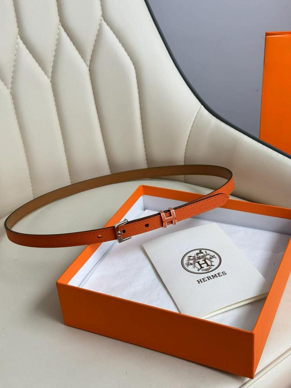 Hermès H Buckle Leather Belt