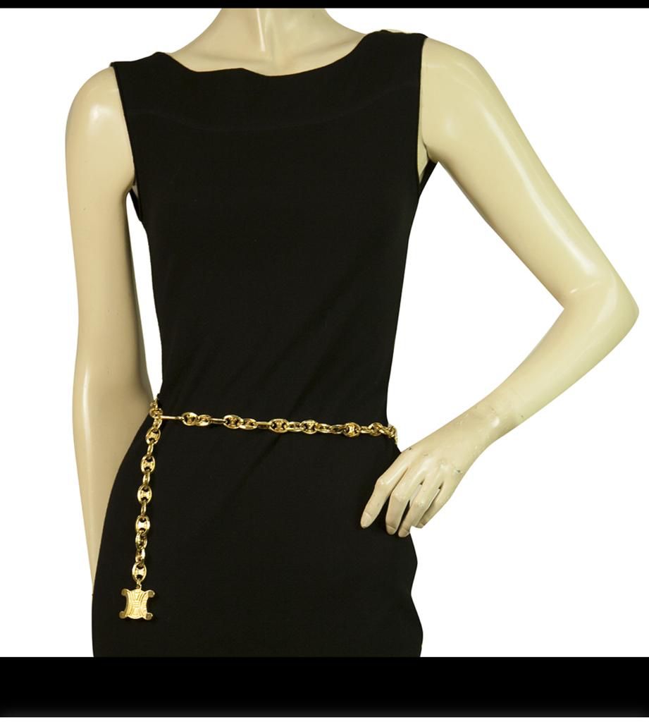 Celine Triomphe Chain Belt