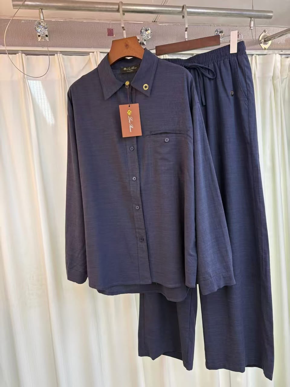 Loro Piana Linen / Silk Shirt and Trousers Sets