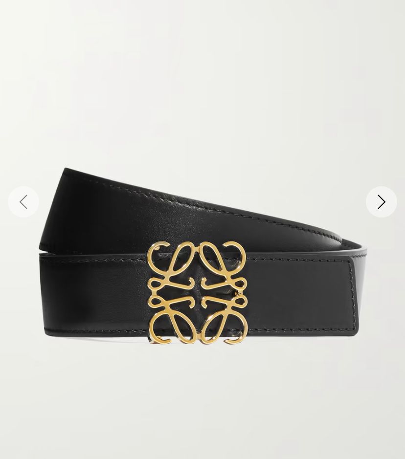 Loewe Anagram Leather Belt