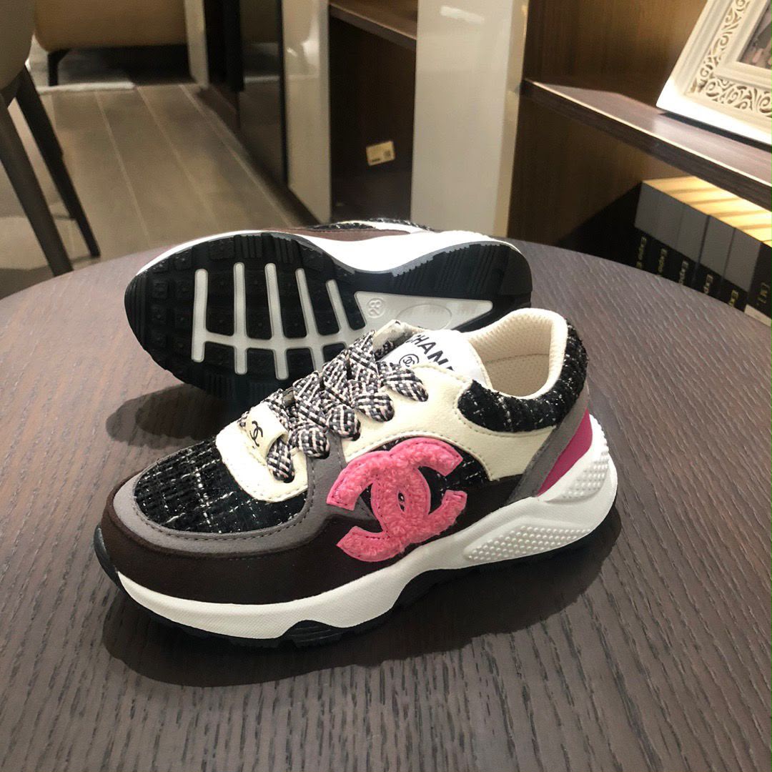Chanel Kids Chunky CC Sneakers