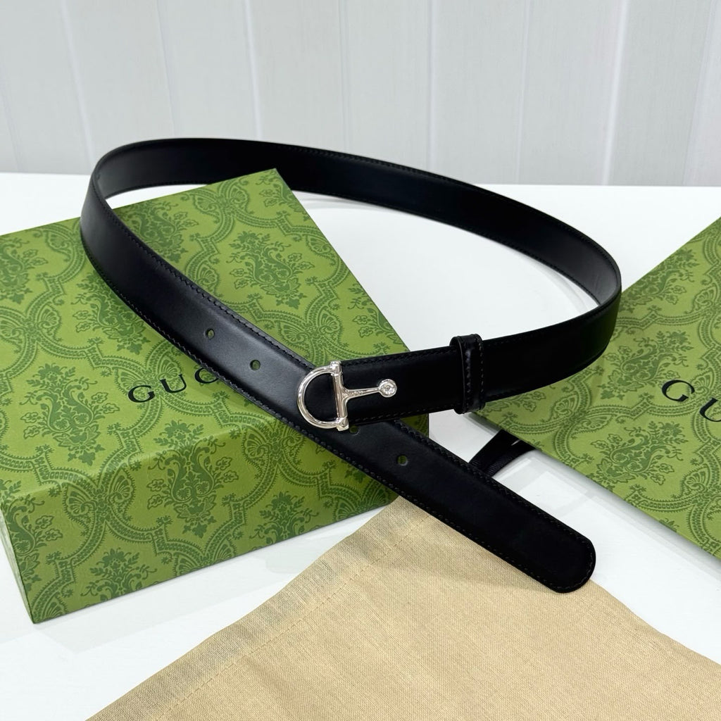 Gucci Horsebit Leather Belt