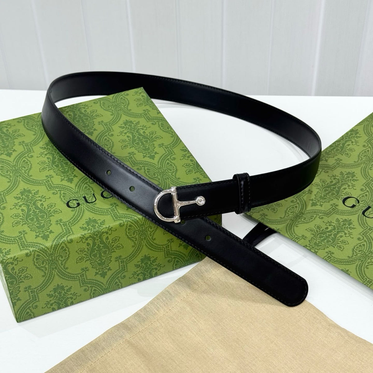 Gucci Horsebit Leather Belt