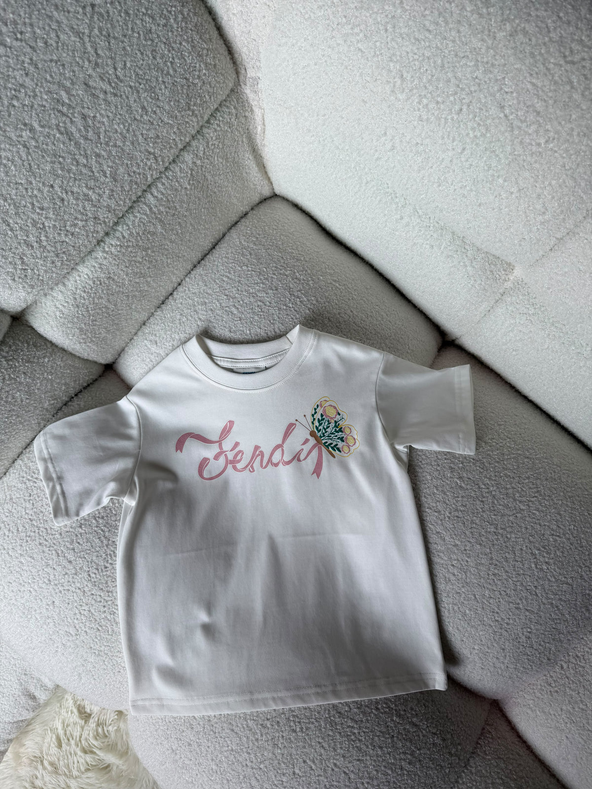 Fendi Kids Butterfly Tee