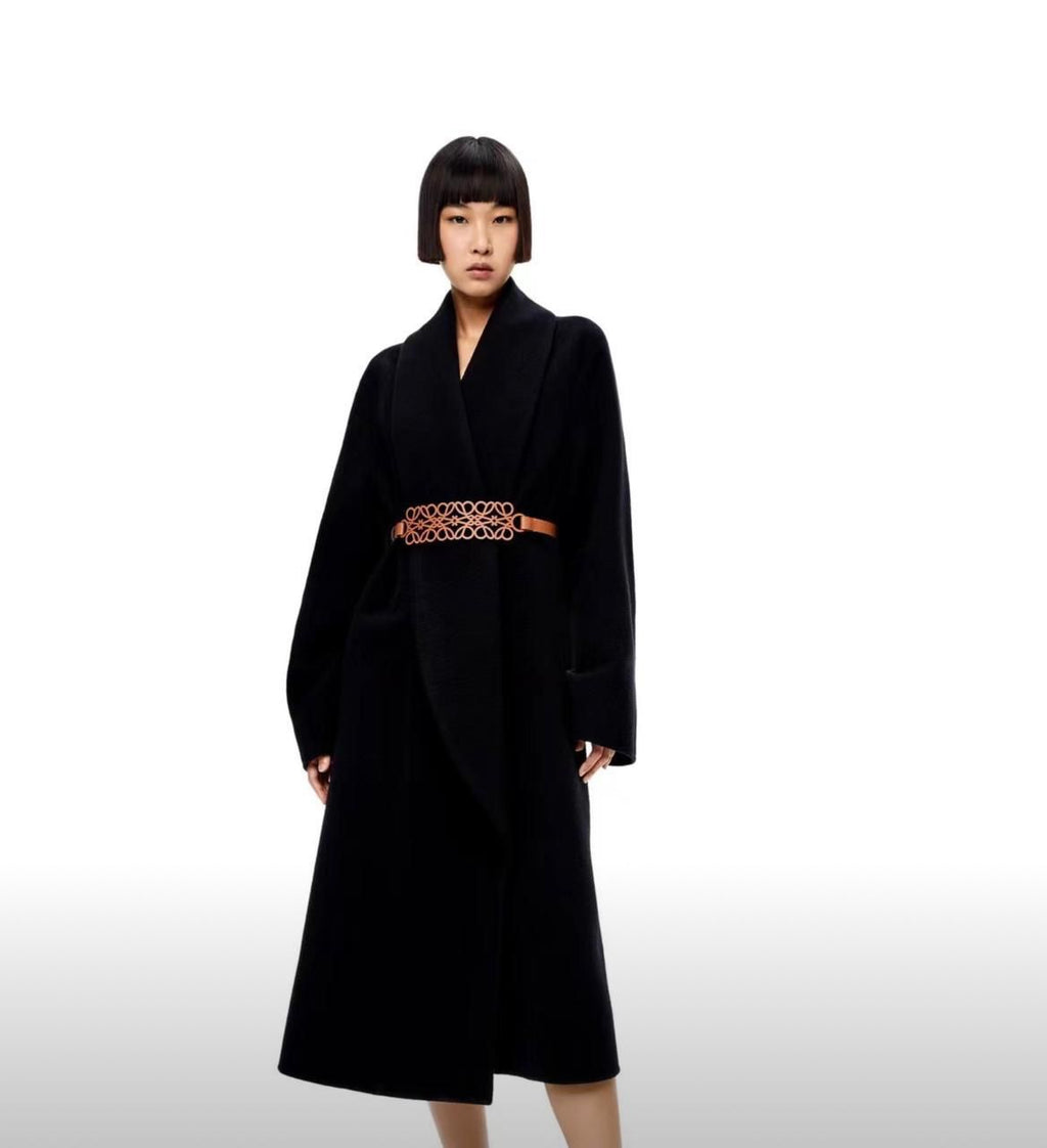 LOEWE — Anagram Cut-Out Leather Belt