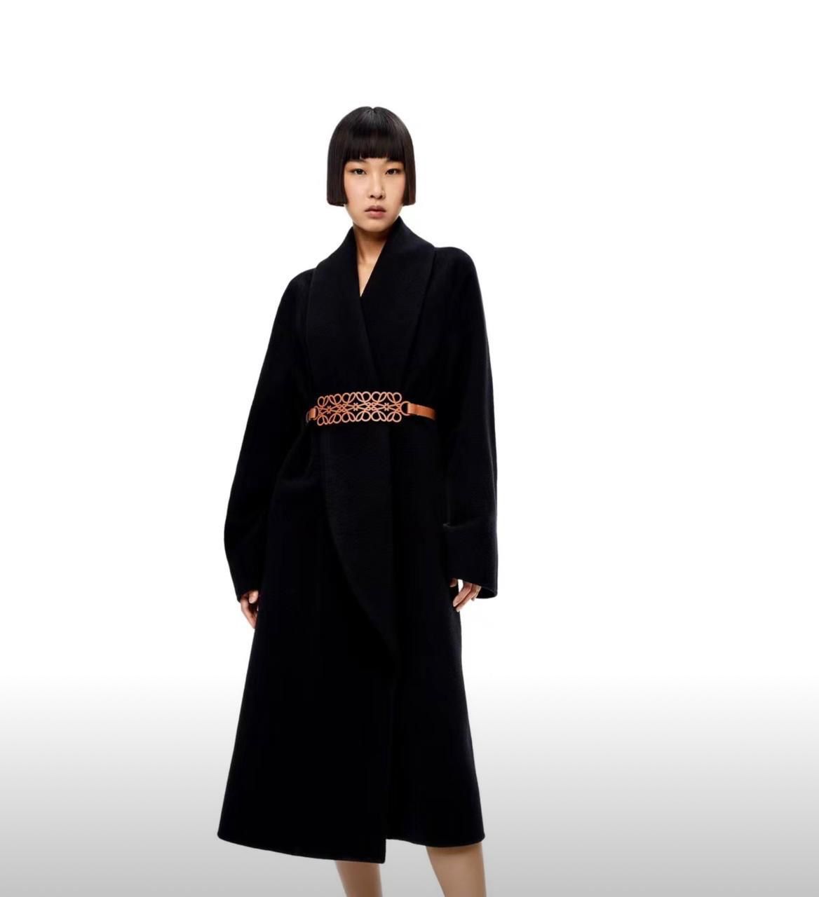 LOEWE — Anagram Cut-Out Leather Belt
