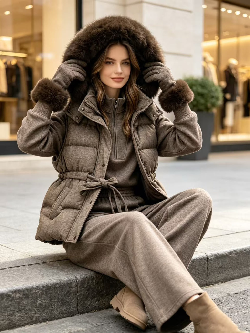 Loro Piana Luxury Cashmere Tracksuit Set
