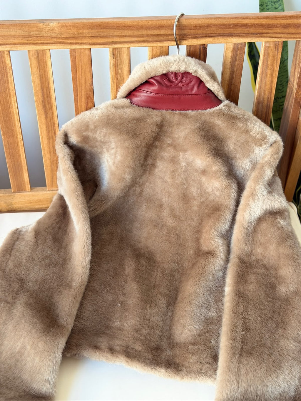 Chanel Faux Fur Shearling Short Jacket