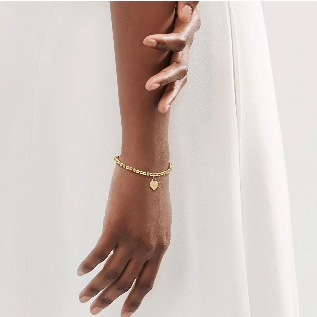 TIFFANY & CO Mini Heart Tag Bead Bracelet
