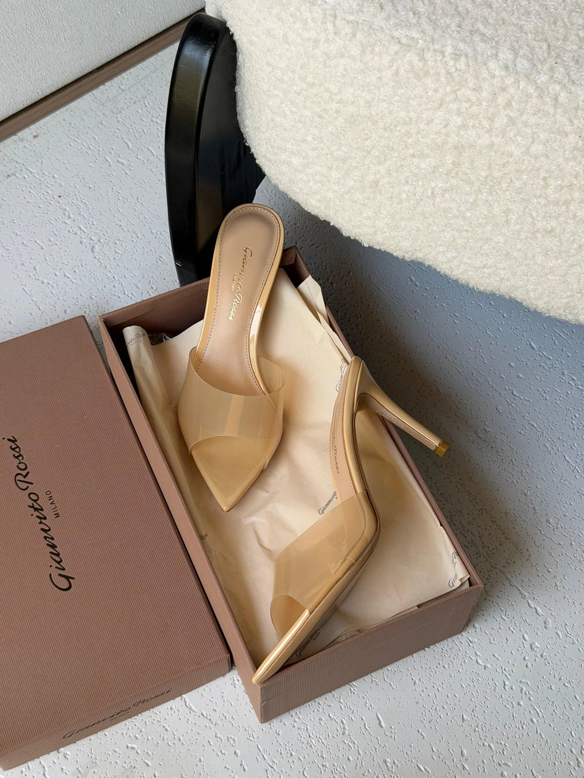 Gianvito Rossi Ellle 55 Mules