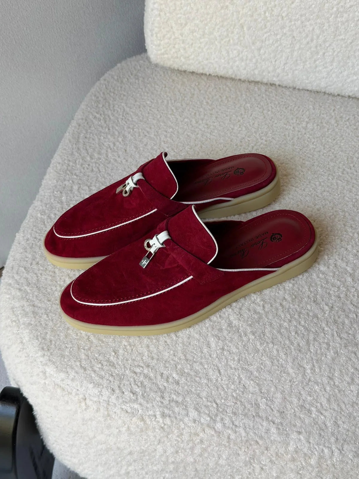 Loro Piana Babouche Charms Flat.