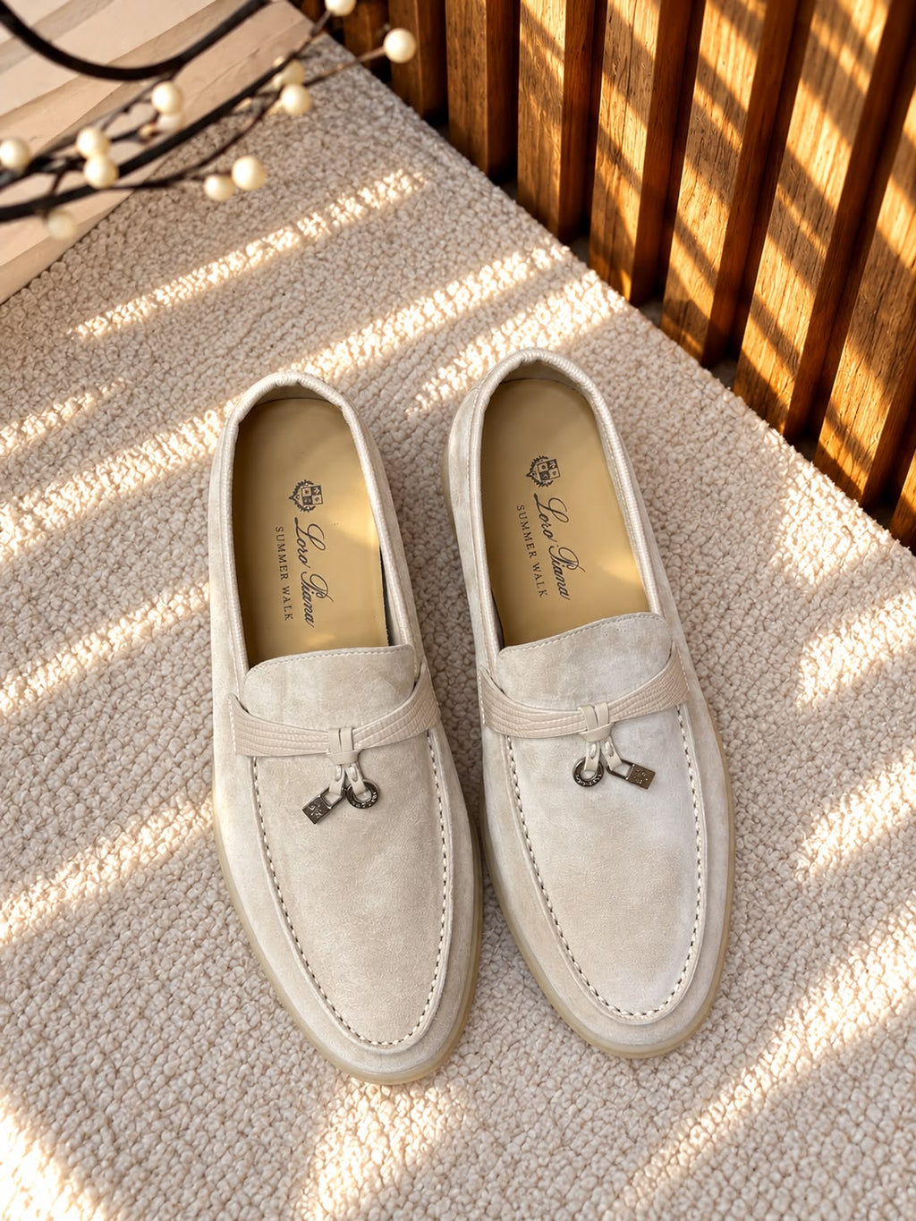 LORO PIANA Summer Charms Walk Loafers