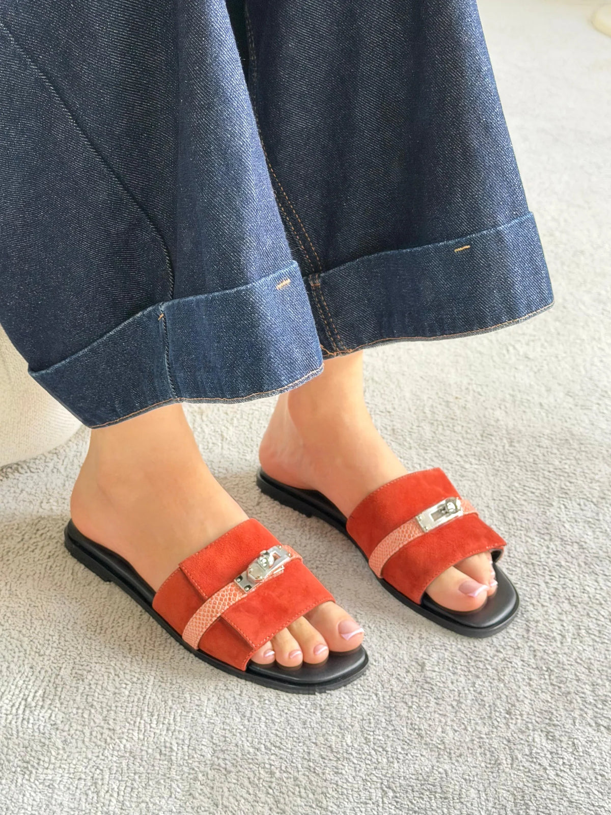 Hermes Gigi 50 Flats