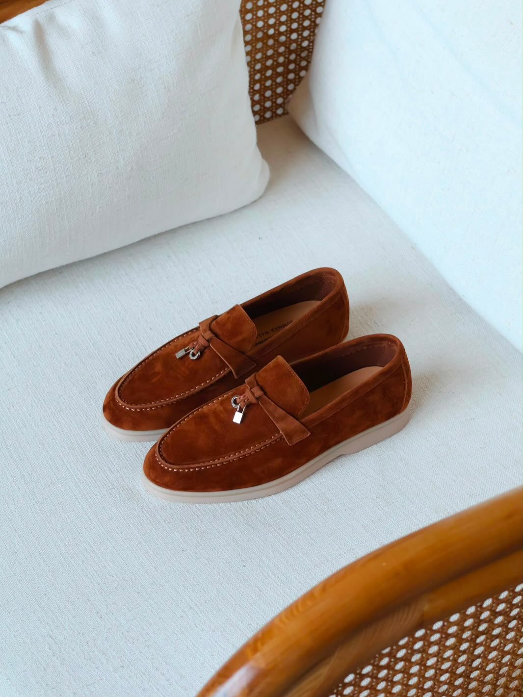 LORO PIANA Summer Charms Walk Loafers