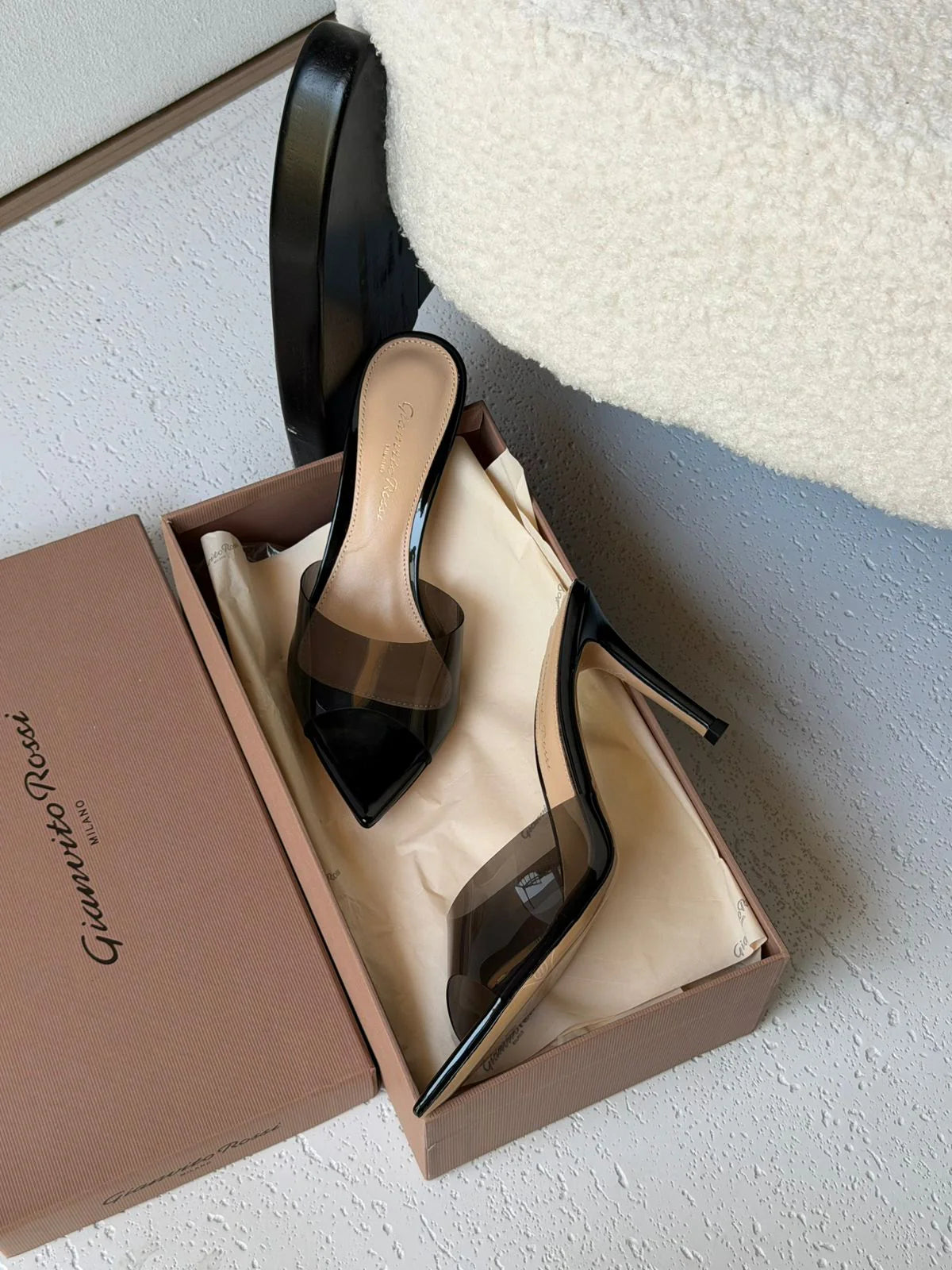 Gianvito Rossi Ellle 105 Mules