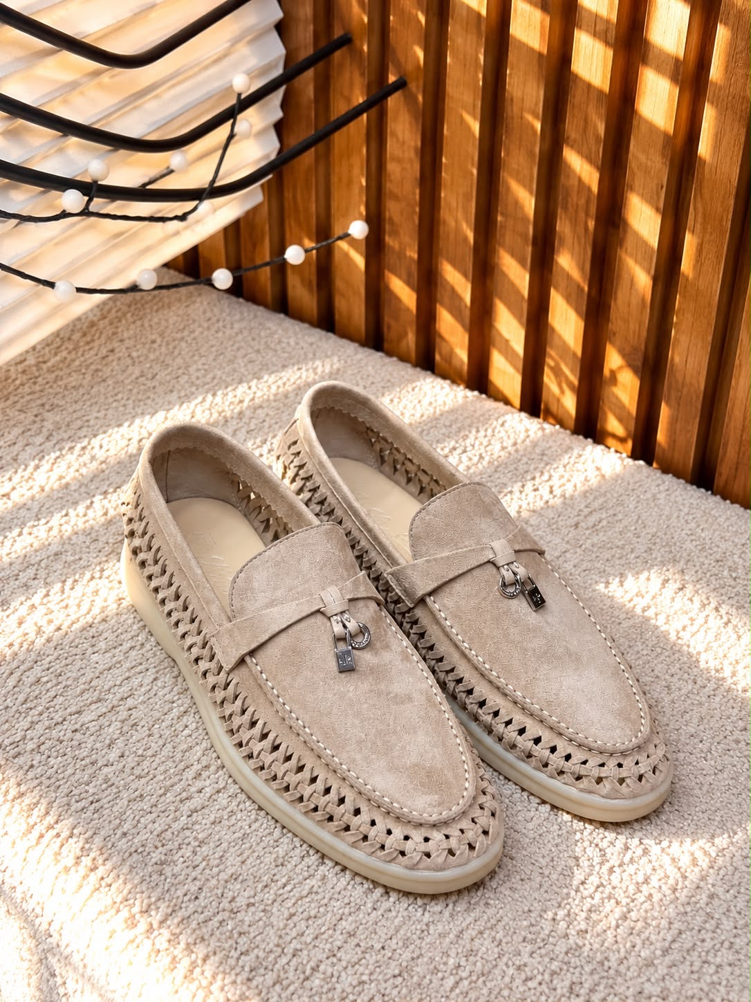 Summer Charms Walk Loafer – Braided Suede