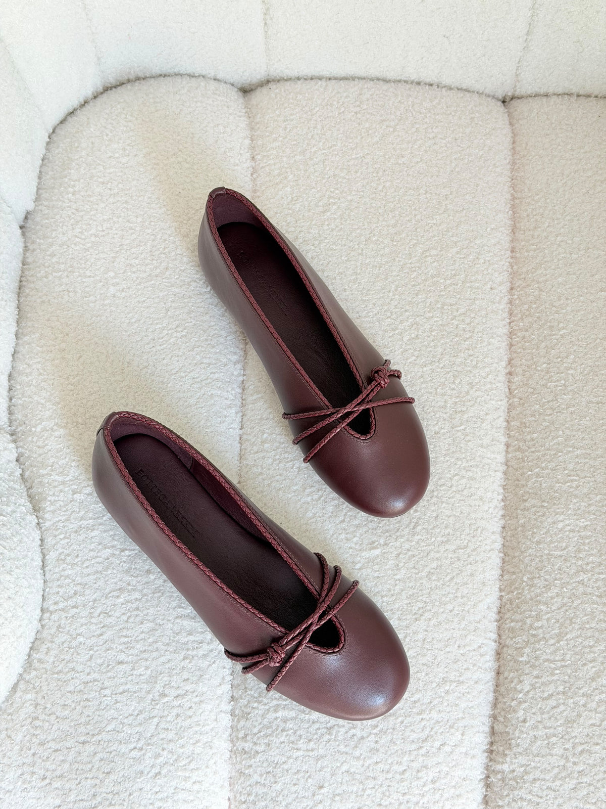Bottega Veneta Rosa Ballerina Flats