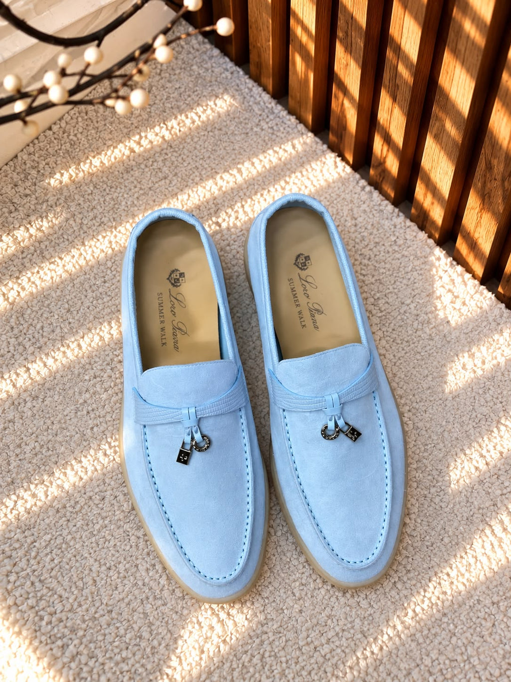 LORO PIANA Summer Charms Walk Loafers