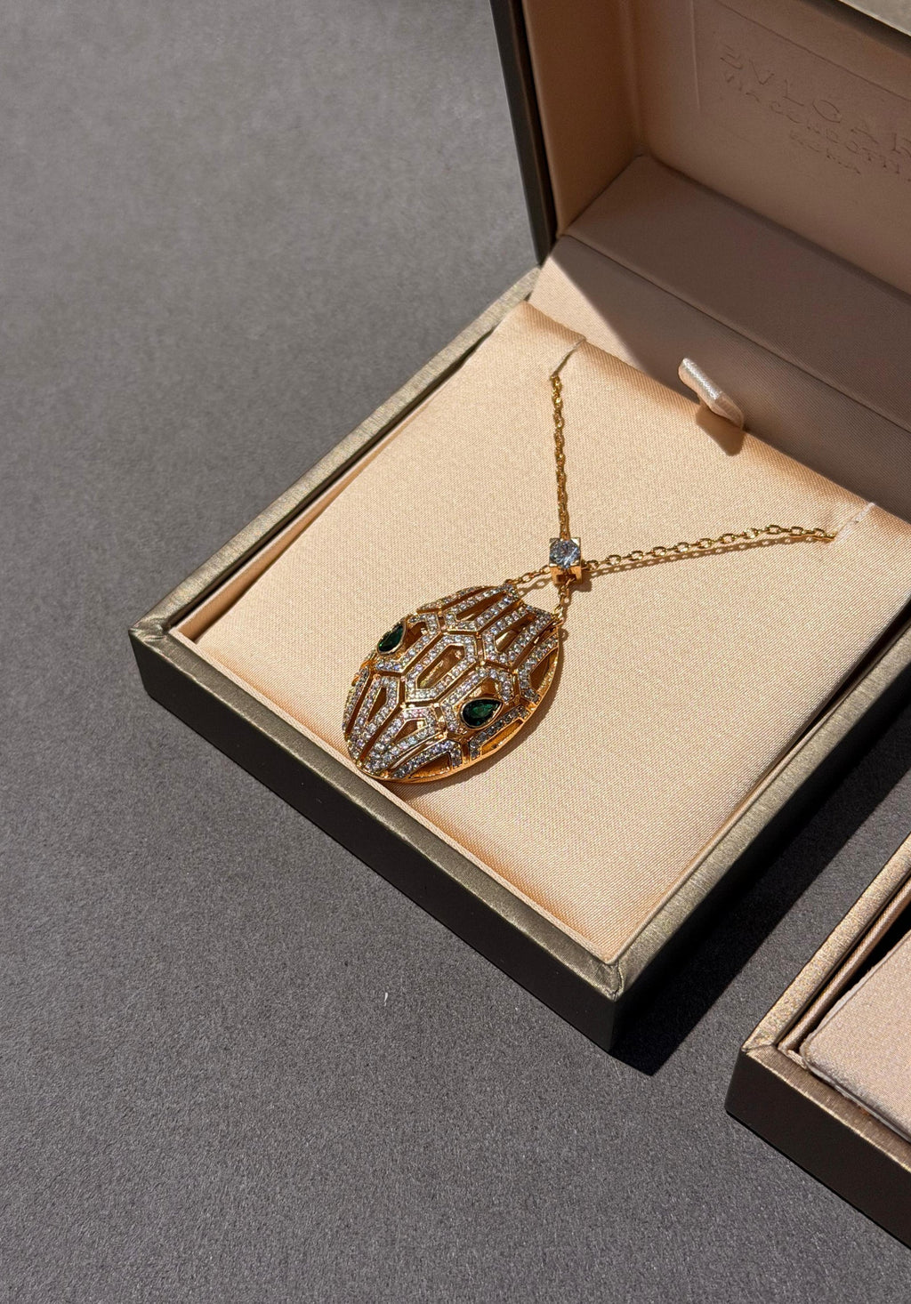 Bvlgari Serpent Set Necklace & Earings Swarovski Stones