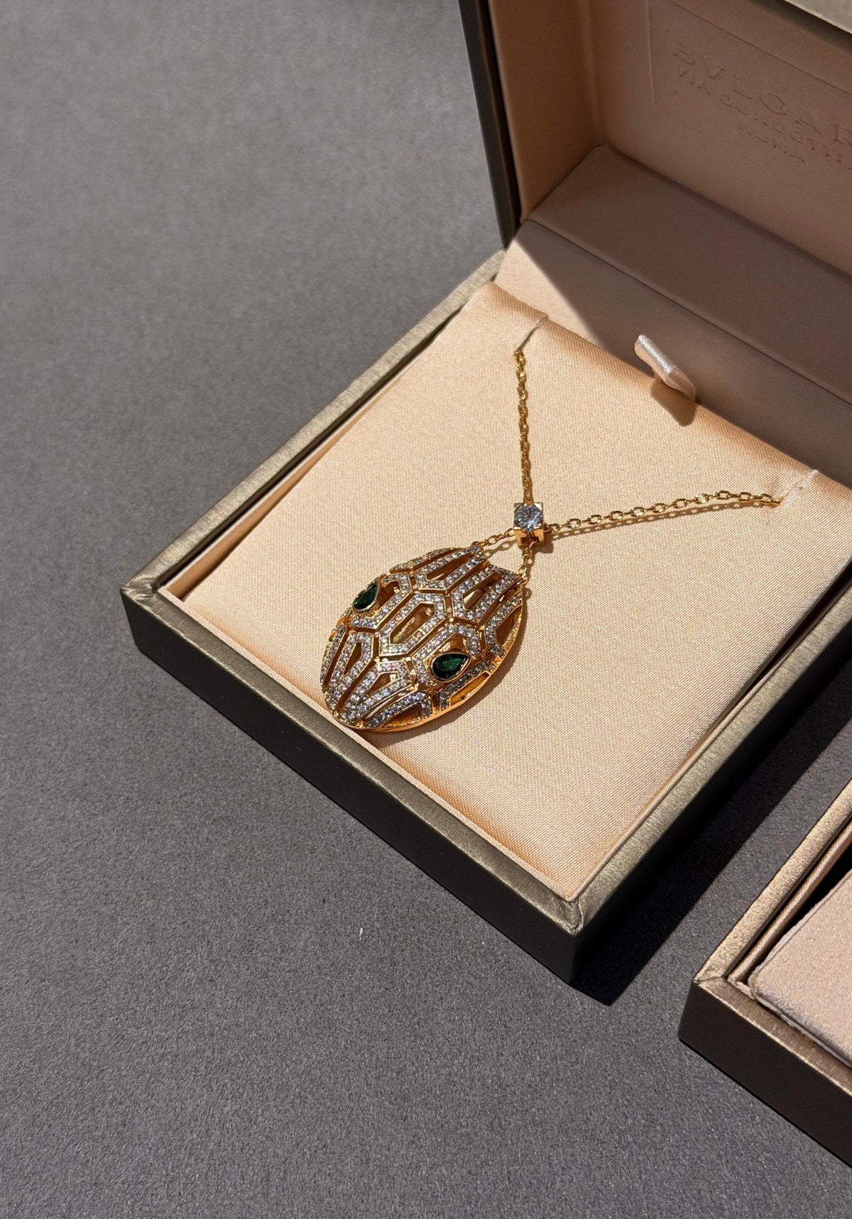Bvlgari Serpent Set Necklace & Earings Swarovski Stones