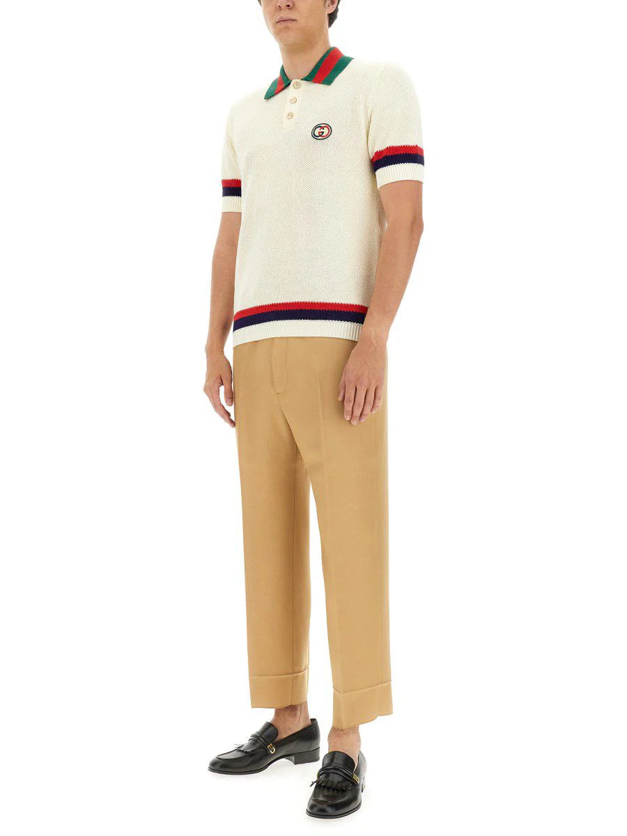 Gucci Neutral Polo Shirt
