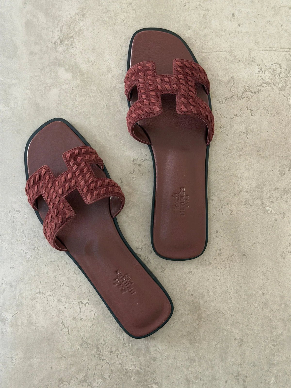 Hermes Oran Strass Sandal