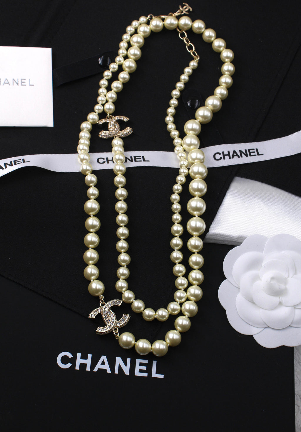 Chanel Necklace with CC Logo