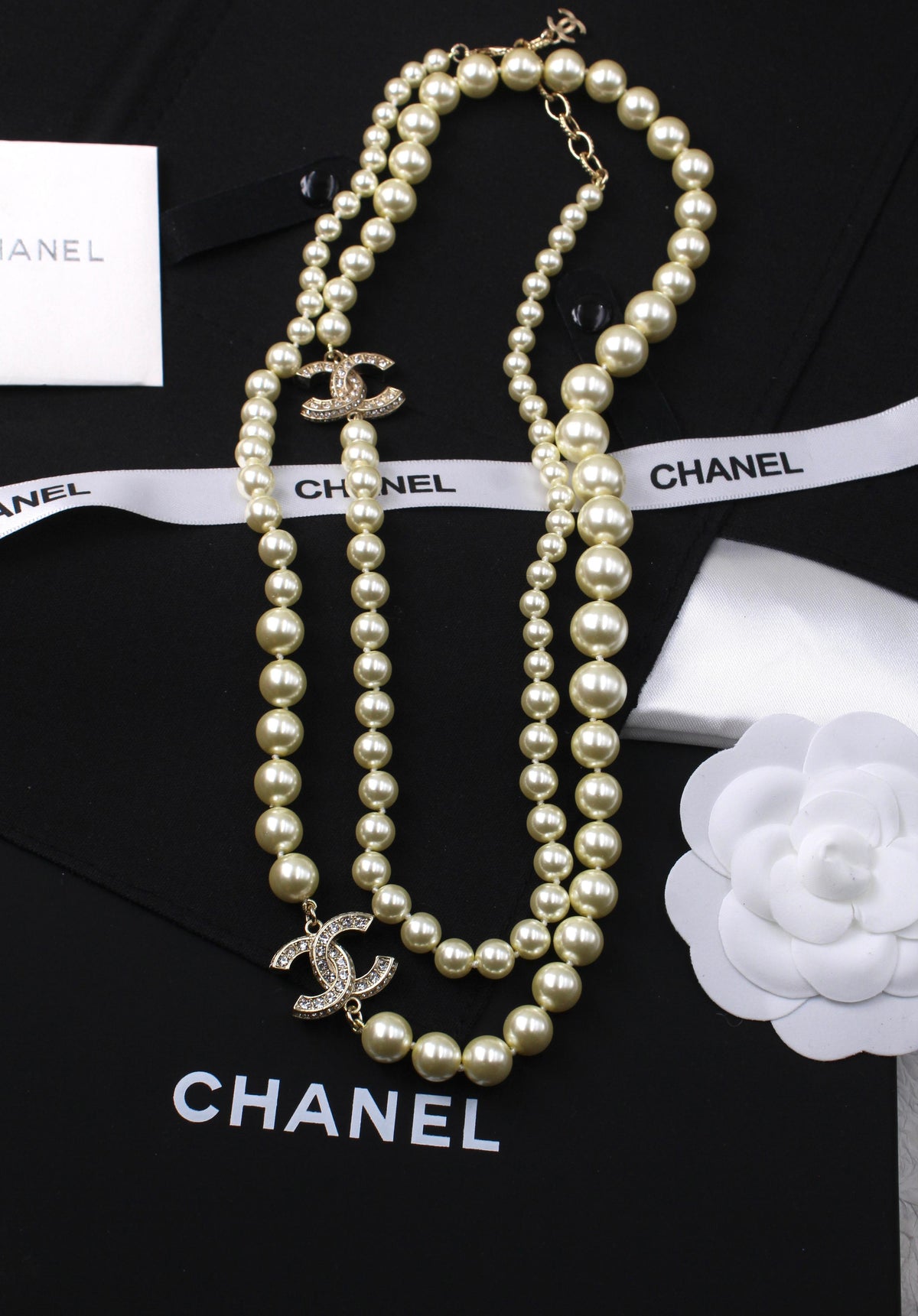 Chanel Necklace with CC Logo