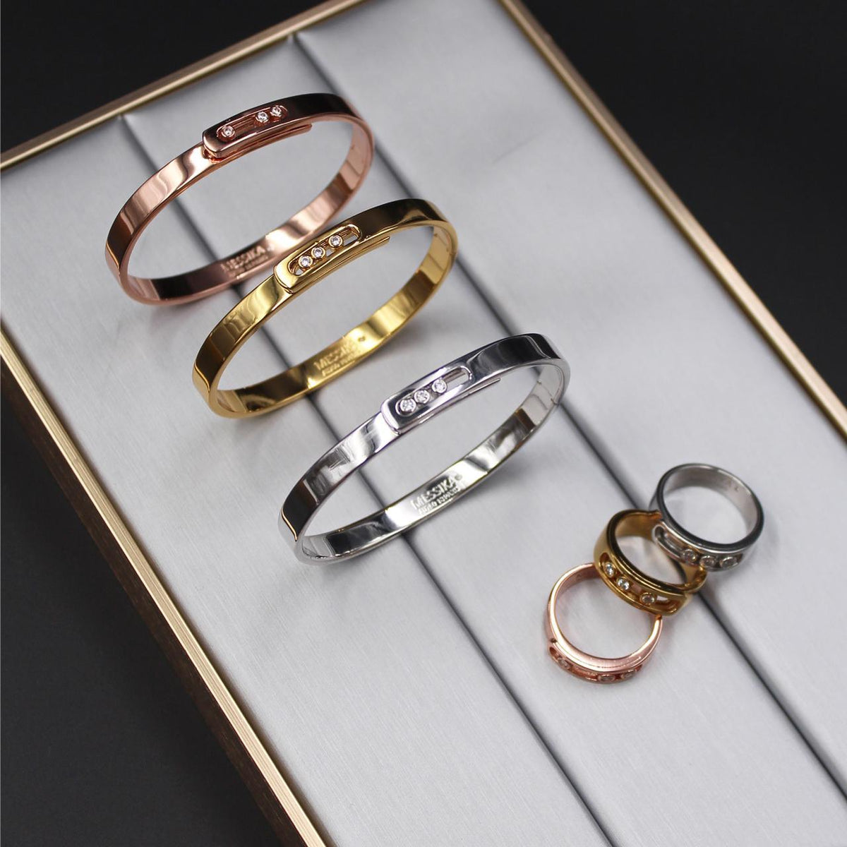 Messika Move Classic Bangle Bracelet & Ring Collection
