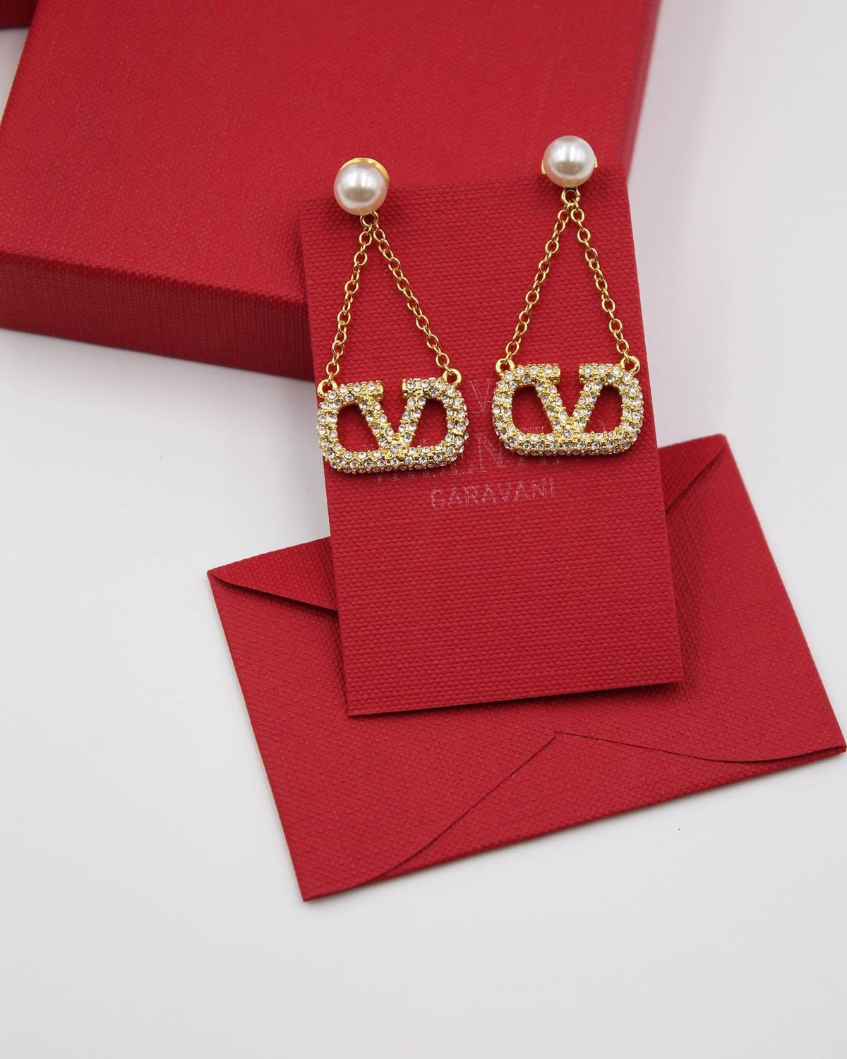 Valentino Garavani V Logo  Earrings