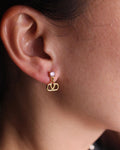 Valentino Garavani V Logo Earrings