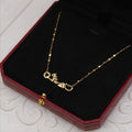 Cartier Gold Tone Running Panther Necklace