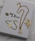 Dior CD Logo Jewelry Set