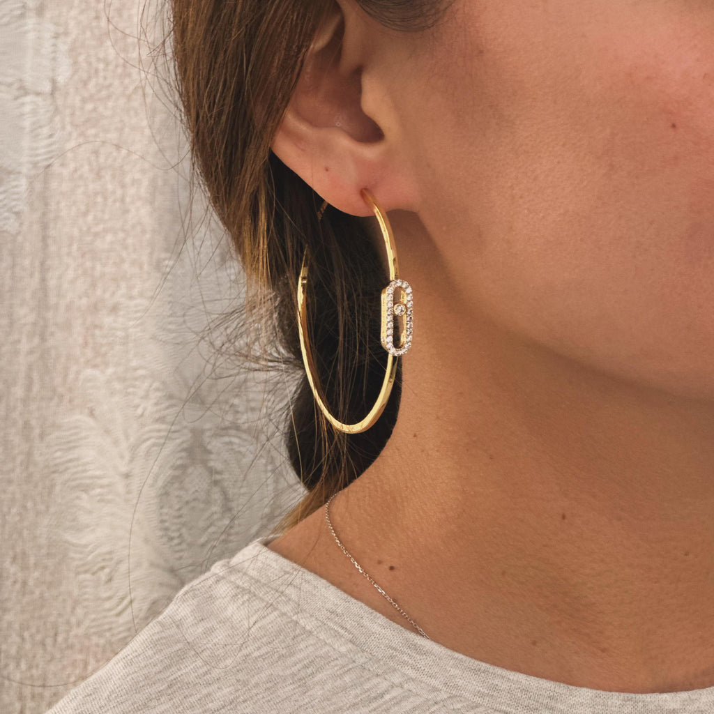 Messika Move Classic Large Hoop Earrings