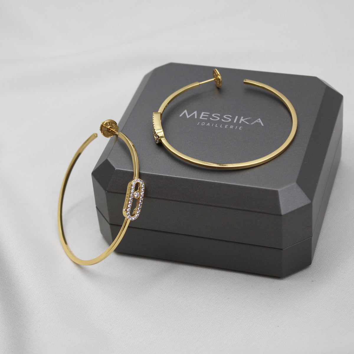 Messika Move Classic Large Hoop Earrings